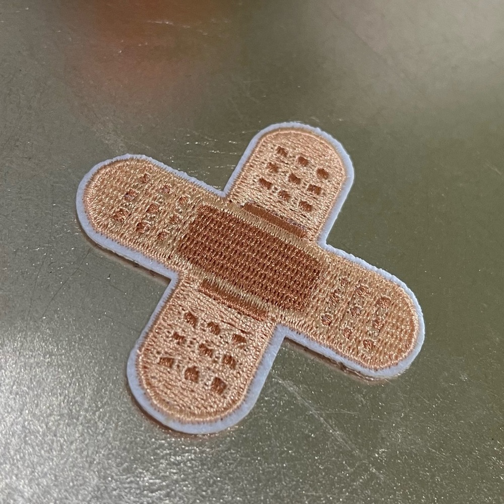 First Aid Theme Bandages Iron-On Patch